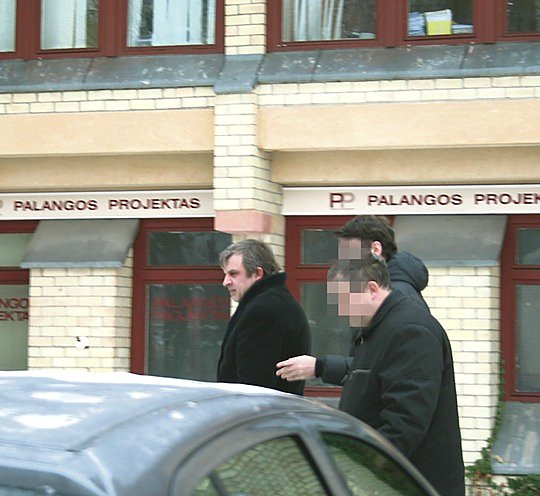 Palangos architektą S.Bradūną (kairėje) STT agentai iš kabineto išvežė apklausti į Klaipėdą, o po to uždarė į areštinę.