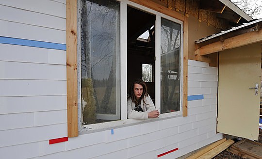 Литовский студент построил дом себестоимостью 60 евро
